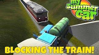 TRYING TO STOP THE TRAIN + VAN EXPLOSION! - My Summer Car Update Gameplay - EP 25
