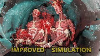 HUMAN BODIES vs IMPLOSION animation