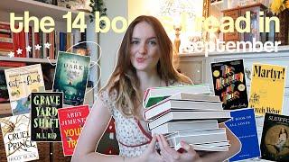 every book I read in september from WORST to BEST  *reading wrap up*