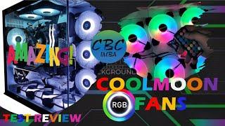 How to setup COOLMOON RGB Fans - CBC imba