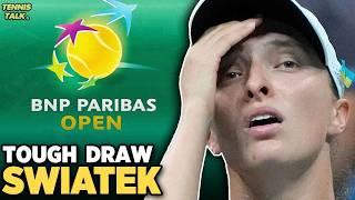 Swiatek Tough Draw at Indian Wells 2025 | Sabalenka vs Gauff SF Clash | Tennis News