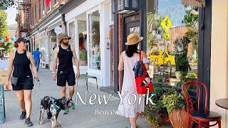 [4K] "Walking Tour Beacon, NY" A train getaway to a lovely town in Hudson Valley! #vlog #beaconny