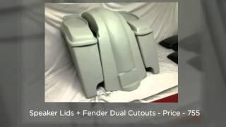 4 Extended Stretched Saddlebags Kit - Bagger Baggs Inc