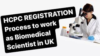 HCPC registration process to work as Biomedical Scientist/Physiotherapist/ Radiographer in UK#health