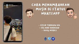 Cara menambahkan musik di status wa