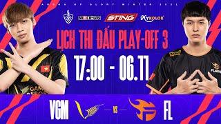 V GAMING vs TEAM FLASH | VGM vs FL | Play-off 3 ĐTDV mùa Đông 2021