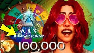 I SPENT $100,000 CREDITS IN THE ARK SURVIVAL ASCENDED BANDIT CAMP (CLUB ARK)