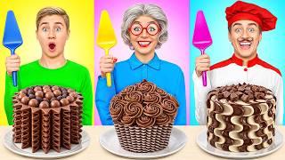 Me vs Grandma Cooking Challenge | Chocolate Food Challenge by Multi DO Smile