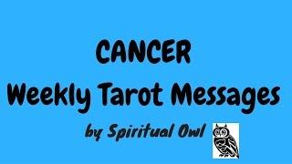 CANCER TAROT WEEKLY INTUITIVE READING FOR NOV 14, 2016 by SPIRITUAL OWL