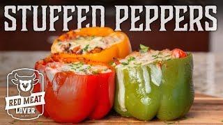 Pulled Pork Dinner Recipe - Quick & Easy Stuffed Peppers