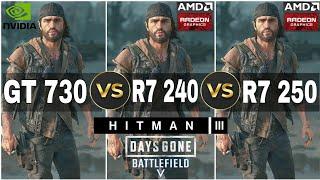 GT 730 VS R7 240 VS R7 250 | 3 Games Tested | Which Is Powerful ?