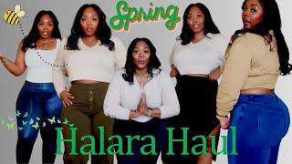 HALARA SPRING HAUL 2024| CURVY EDITION ️‍ HALARA TRYON HAUL/REVIEW | SHEKITHA G