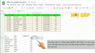 Cách kết hợp hàm QUERY và hàm IF trong Google Sheet - Thegioididong.com