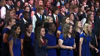 LET THE RIVER RUN - Carly Simon, arr. Craig Hella Johnson. Tuks Camerata and Barnsley Youth Choir