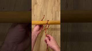 How to tie a Cow Hitch Knot.