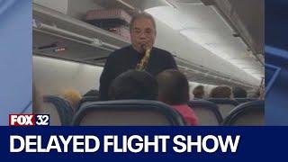 Saxophone player makes Atlanta flight delay feel like smooth jazz