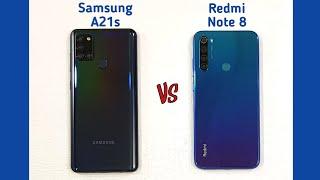 Samsung Galaxy A21s vs Redmi Note 8 Speed Test & Camera Comparison