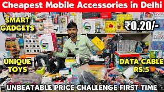 Mobile accessories wholesale market in delhi | Starting ₹3 | पूरे gaffar के market से सस्ता