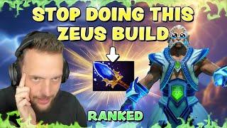 STOP DOING THIS ZEUS BUILD. (RANKED)