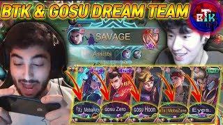 Gosu Hoon & Btk Zane Dream Team?! | Mobile Legends | MobaZane