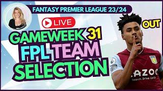 FPL Gameweek 31 Live Team Selection! | Salah & Hits Incoming! | Fantasy Premier League 23/24