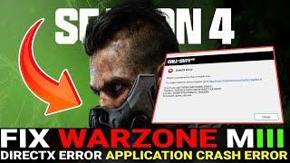 How to Fix Warzone Keeps Crashing on PC | Call of Duty season 4 Not Opening Problem