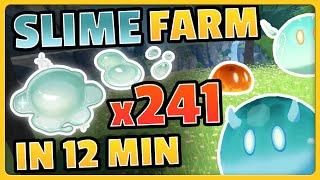 SLIME FARM! (241 Slime Items) - FAST & EFFICIENT ROUTE ! [Genshin Impact]
