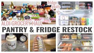 ALDI AUSTRALIA GROCERY HAUL + PANTRY & FRIDGE RESTOCK WITH ME || THE SUNDAY STYLIST