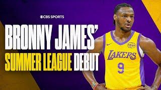 Kings TOP Lakers in Bronny James' SUMMER LEAGUE DEBUT | CBS Sports
