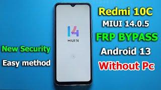 Redmi 10c Miui 14.0.5 Frp Bypass Android 13 | All Method Not Working Solution | 2024 No Need Pc |