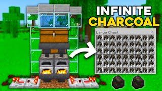 THR BEST 1.21 CHARCOAL FARM TUTORIAL in Minecraft Bedrock (MCPE/Xbox/PS4/Switch/PC)