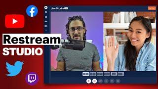 Bring REMOTE GUESTS into your live streams with Restream Studio