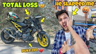 Bike Total loss Hogayi Prank | He slapped me 