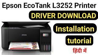 Epson EcoTank L3252 printer driver download and installation | How to download & install Epson L3252