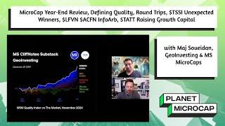 MicroCap Year-End Review + $TSSI $LFVN $ACFN $TATT with Maj Soueidan, GeoInvesting & MS MicroCaps