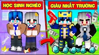 PHONG CẬN VÀ SAMMY HỌC SINH NGHÈO TRỞ THÀNH RICH KID GIÀU NHẤT TRƯỜNG TRONG MINECRAFT