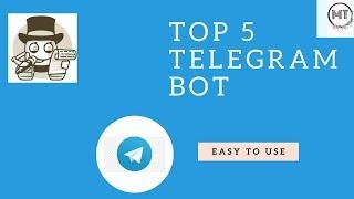 Top five telegram bots