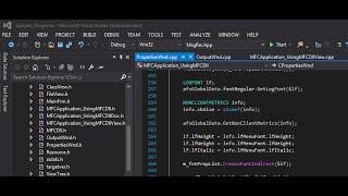 Visual Studio tutorial 2 Solution explorer and class view