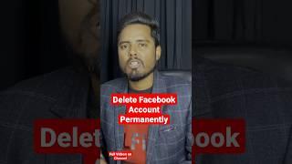 Facebook Account Delete Kaise Kare | How To Delete Facebook Account | #shorts