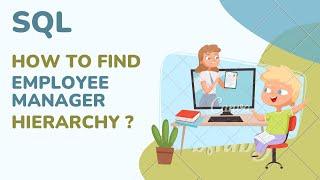SQL Interview - Employee Manager Hierarchy - Self Join #sqlinterviewquestions