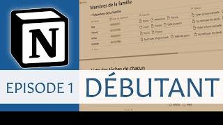 Tuto Notion - 01 - Débutant : votre première base de données #notion