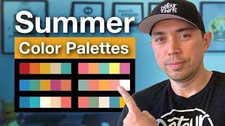 6 Summer Color Palettes for 2024