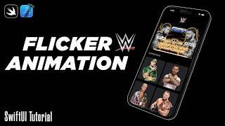 WWE Animation | SwiftUI Tutorial