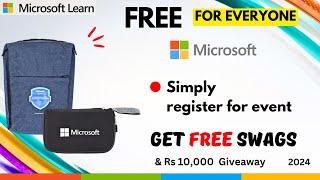 New Microsoft Swags event || Free Swags & Prizes in 2024