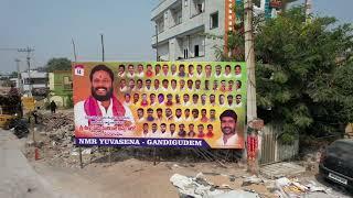 NMR Yuvasena Potharam Yadagiri Special Rally from Gandigudem Village to Nilam Madhu Anna Home...