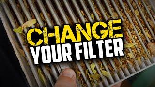 No one changes the disgusting AC filter! Cabin filter fix!