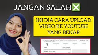 TERBARU! CARA UPLOAD VIDEO KE YOUTUBE VERSI TERBARU SEKARANG INI