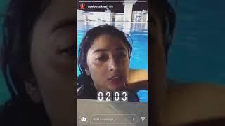 Dewi Persik adegan syuting di kolam renang !!