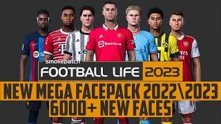SP Football Life 2023 | New Mega Facepack 2023 - Official Football Life 2023 Real Faces Addon