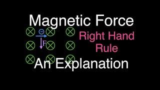 Magnetism (7 of 13) Lorentz Force on a Charged Particle, Right Hand Rule